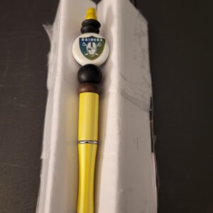 Yellow and Black Raiders Pen