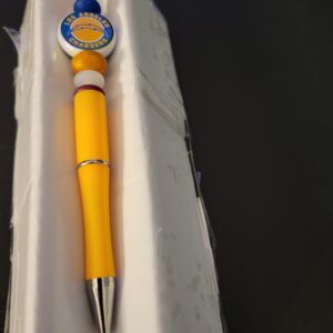 Yellow and Gold Chargers Pen
