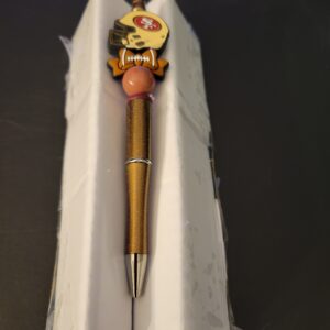 Brown 49er's Pen with Bow