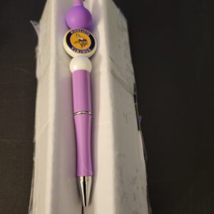 Purple and White Vikings Pen