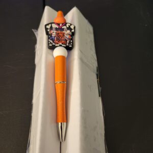 Orange and White Bears Jersey Pen