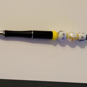 Black and Yellow Pirates Baseball Pen
