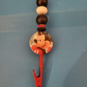 Red Clip with Mickey
