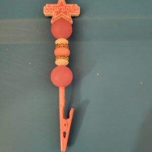 Pink Clip with Cowboys