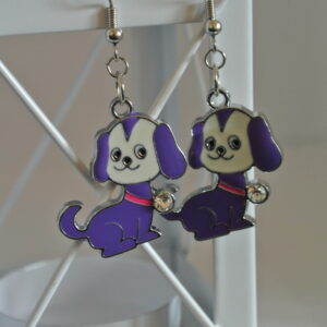 Purple Dog Earrings                         27