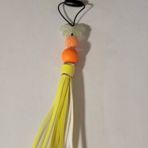 Yellow and Orange Hanger with Tassel