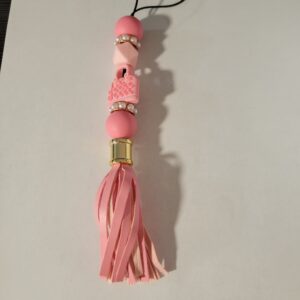Pink Hanger with Pink Purse and Tassel
