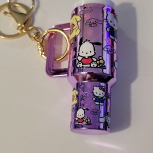 Purple Tumbler Keychain with HK Crew